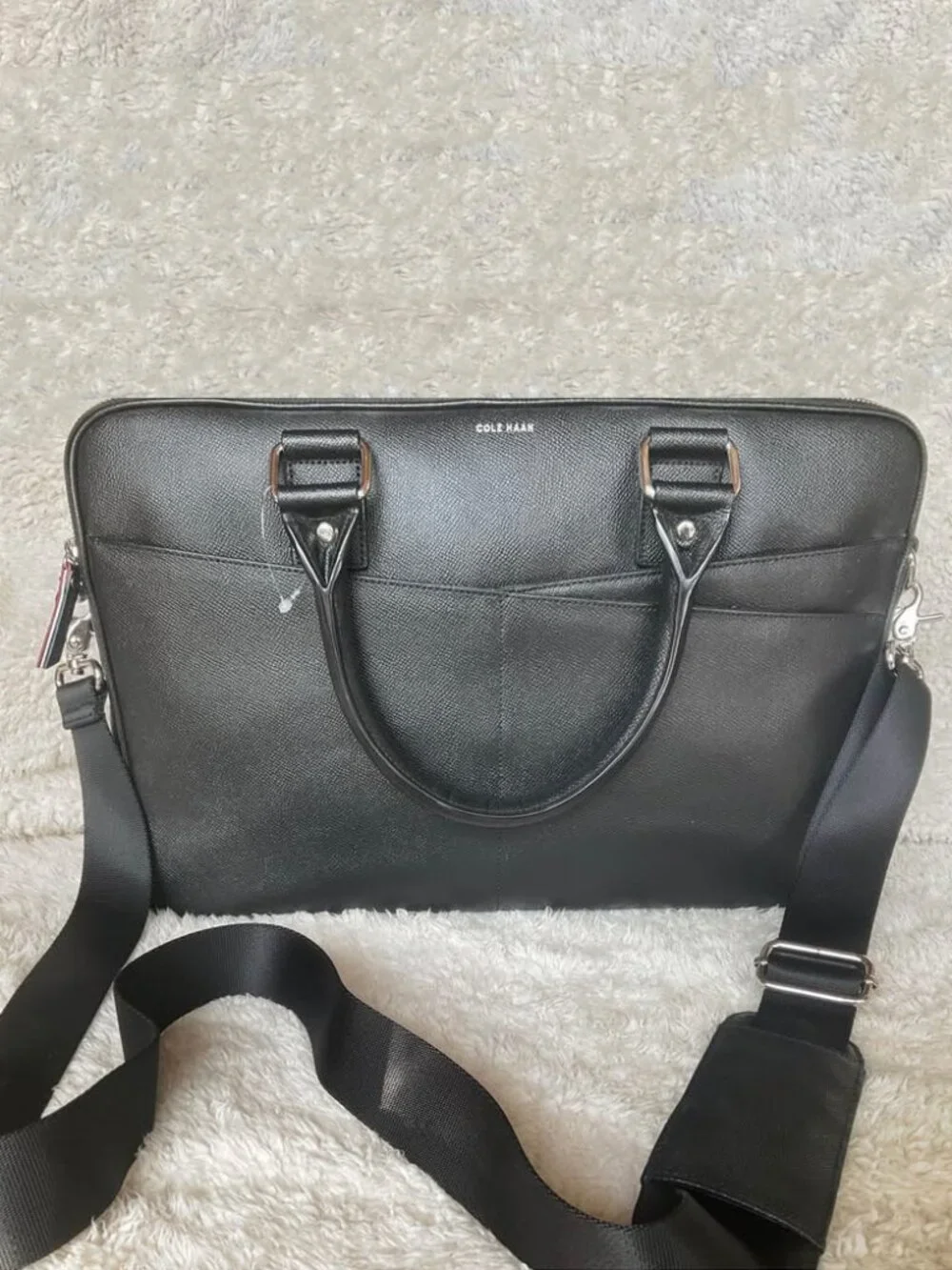 Cole Haan American Airlines Leather Attaché